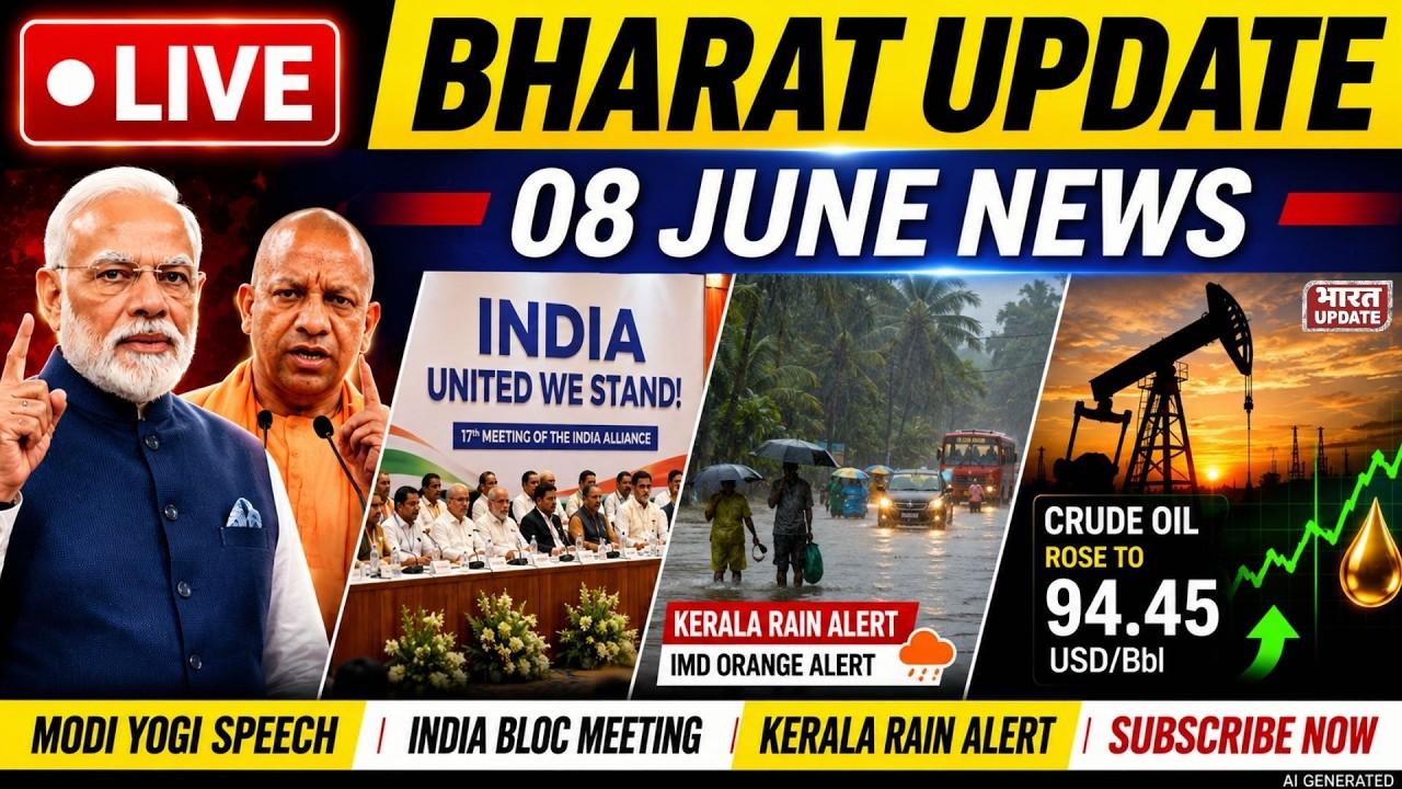 BHARAT UPDATE  NEWS LIVE 8 June 2026