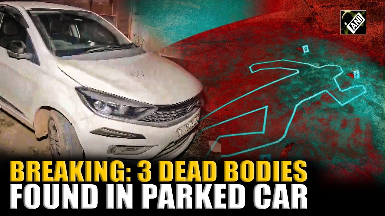BREAKING NEWS: 3 found dead in deserted car near Peeragarhi flyover in outer Delhi