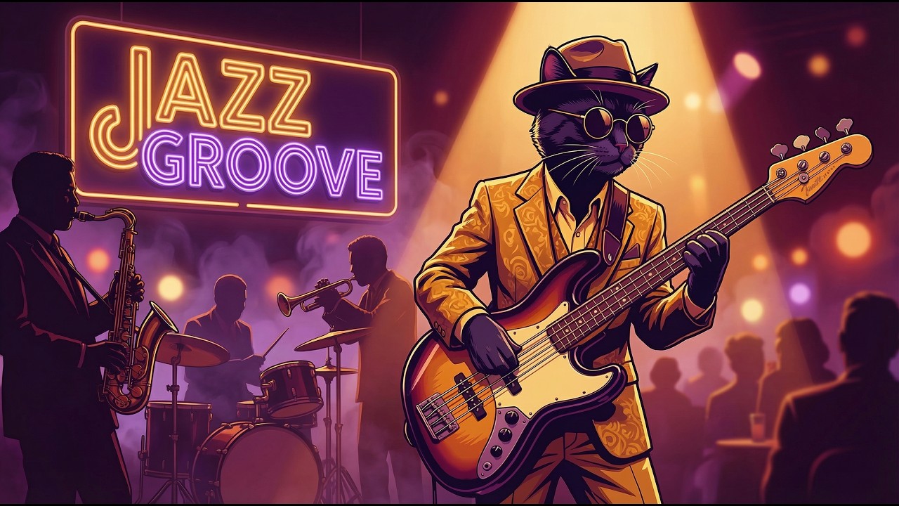 Smooth Jazz Groove Jamming | Relaxing Jazz for Work & Study – Velvet Pocket Sessions