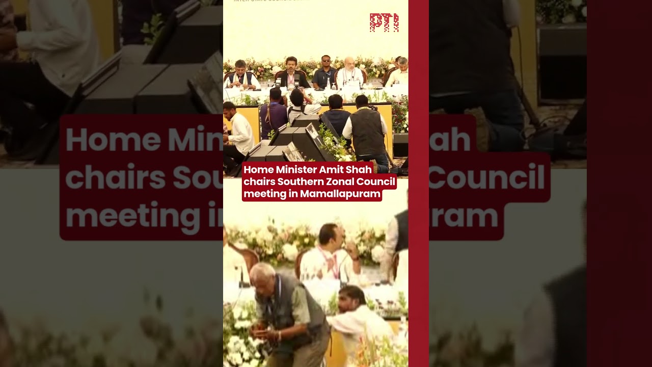 Home Minister Amit Shah chairs Southern Zonal Council meeting in Mamallapuram