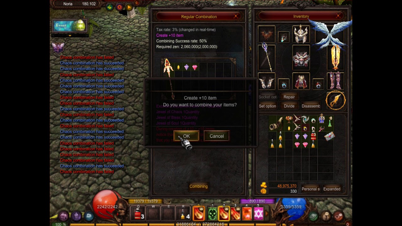Bloodangel Staff +11  -  Fail Upgrade -  Mu Online - Season 13.1