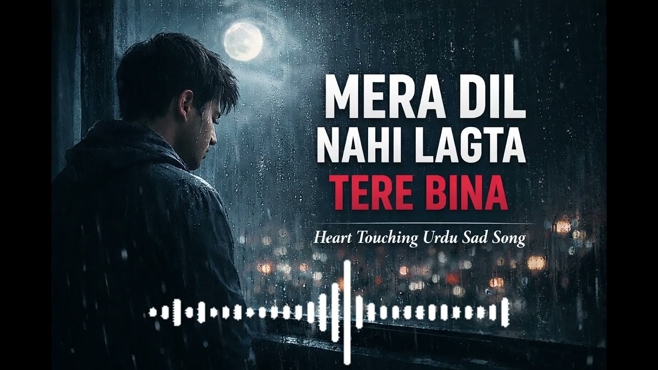 Mera Dil Nahi Lagta Tere Bina | Heart Touching Urdu Sad Song | Emotional Breakup Song