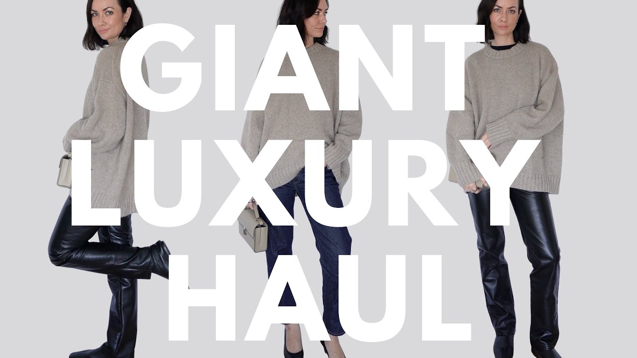 GIANT Luxury Haul from Net-a-Porter - Gabriela Hearst TOTEME Khaite and MORE!