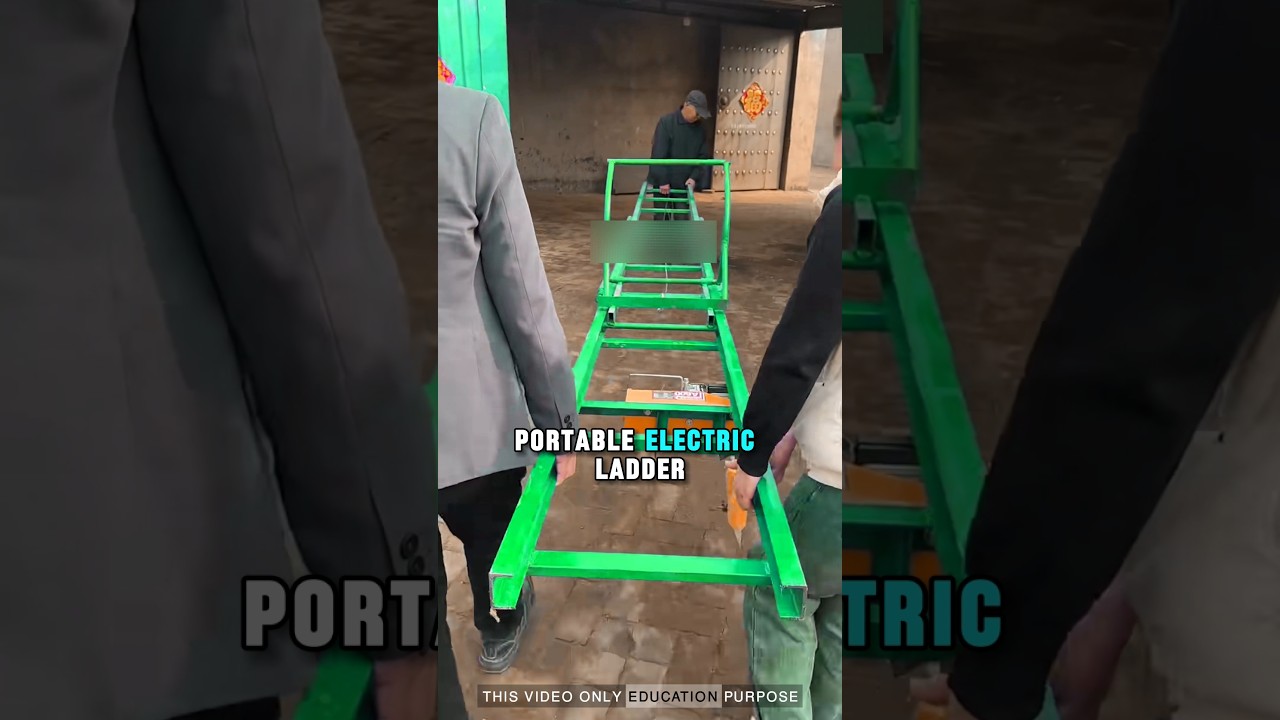 This is a portable electric ladder and carrier. 