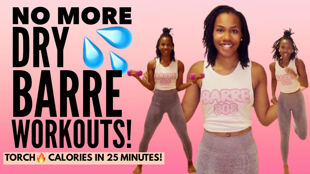 The Best 20- Minute Hip Hop Barre(less) Workout with Weights! | Barre 808
