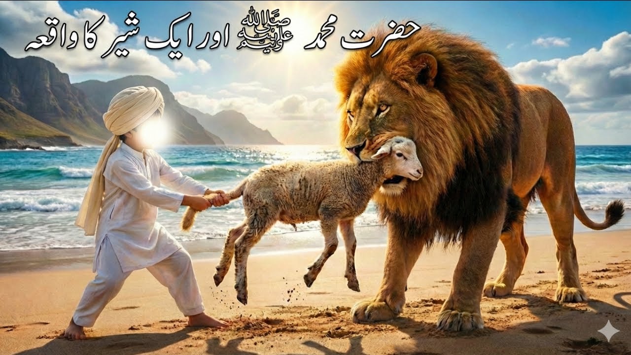 Hazrat Muhammad ﷺ Aur Sher Ka Waqiya | हज़रत मोहम्मद ﷺ के बच्चपन की वाकिया | Heart Touching Story