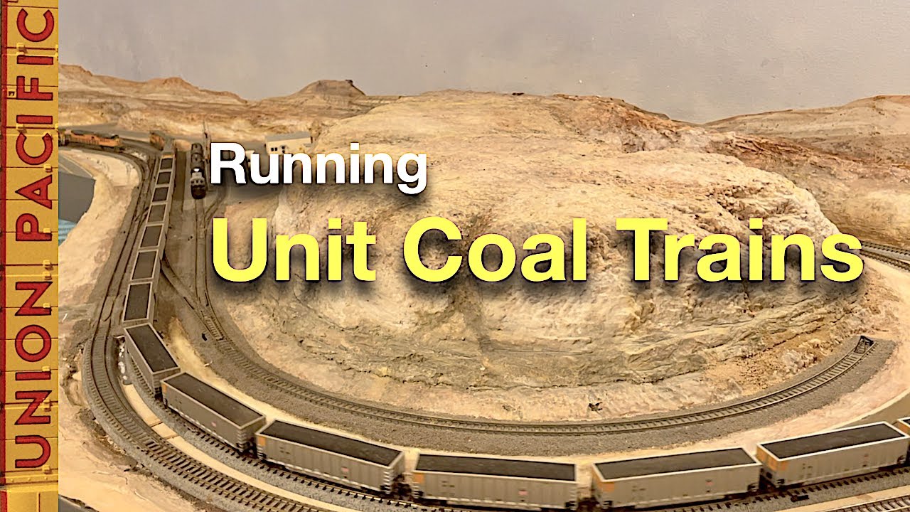 Running Unit Coal Trains on My N Scale Layout