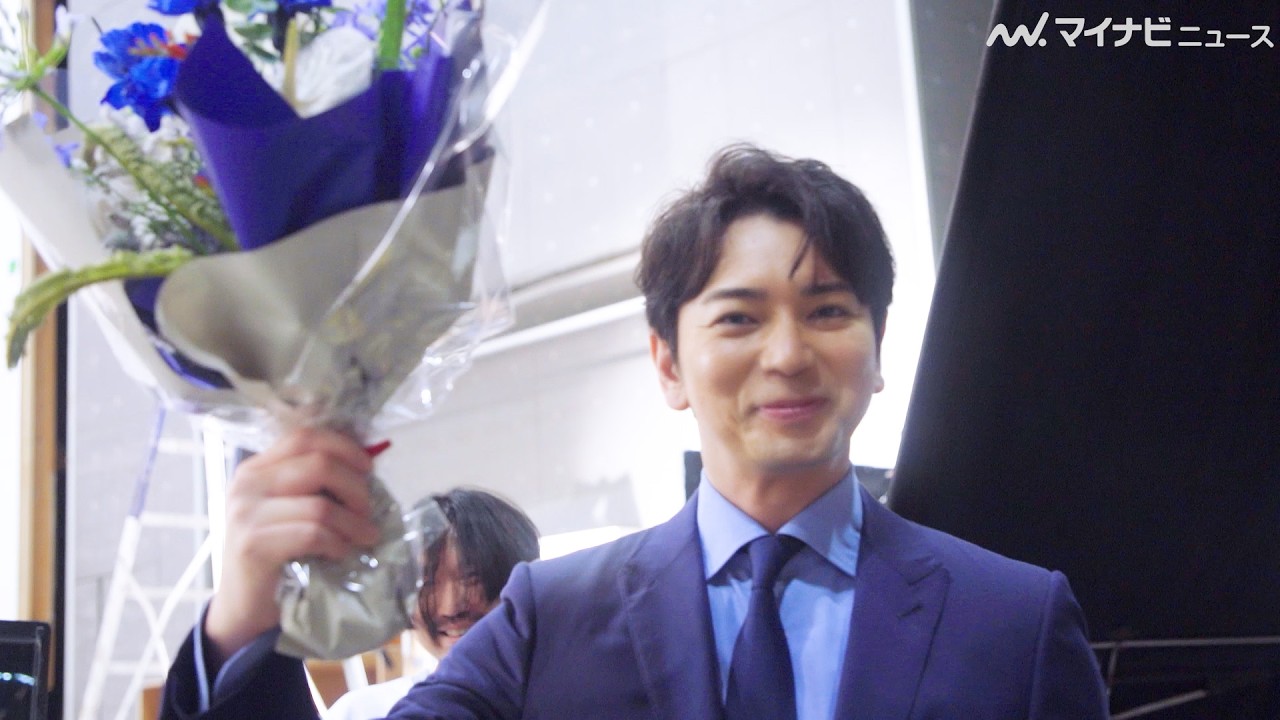 松本潤、メイキングのカメラにもしっかりアピール！嵐のライブを経て…今後は農業男子に？　「佐川急便」新CM＆メイキング映像公開