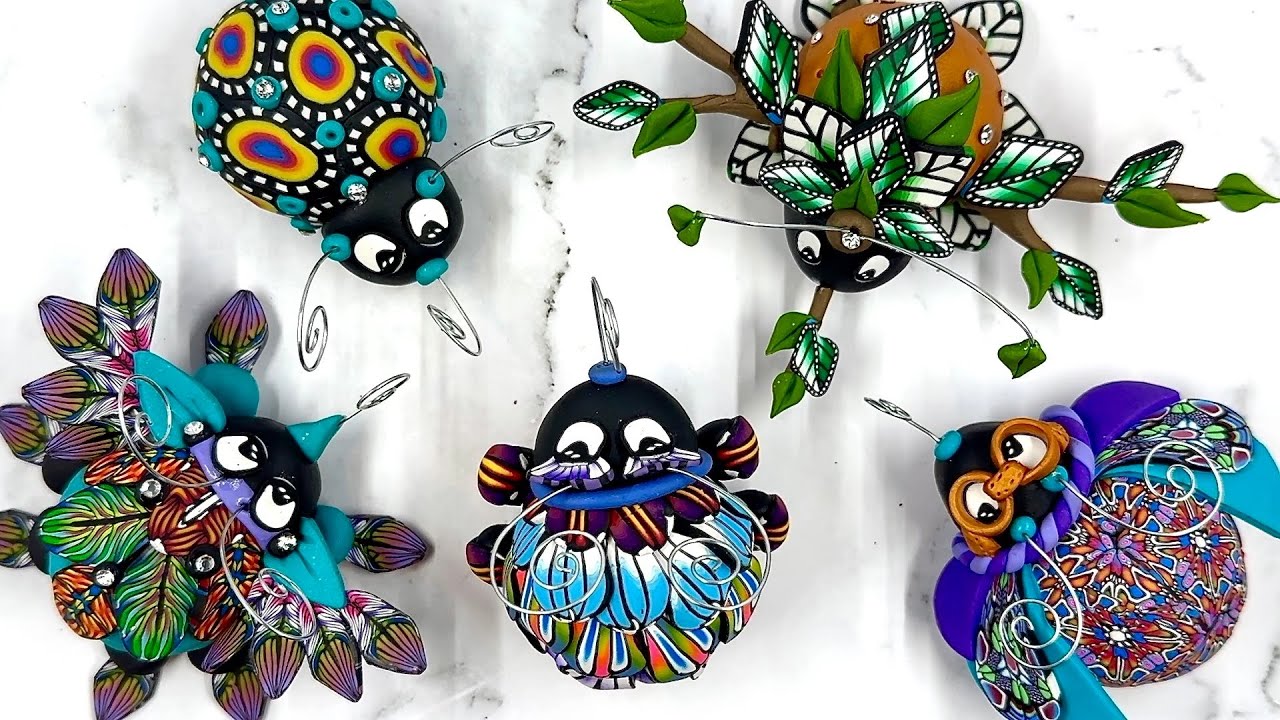 POLYMER CLAY PROJECT TUTORIAL: FANTASTIC FANTASY BUG FUN