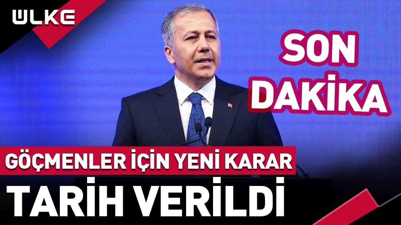 #SONDAKİKA Göçmenler İçin Yeni Karar! Tarih Verildi