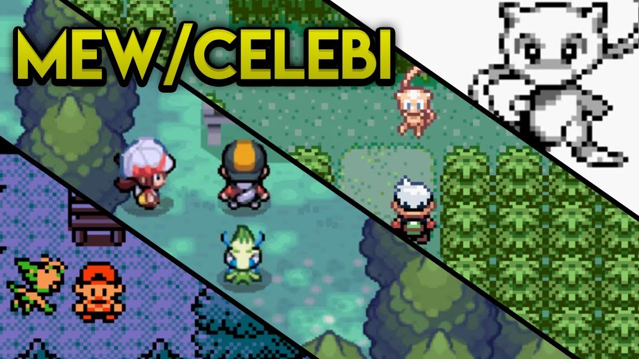 Evolution of Mythical Pokemon - Mew and Celebi (1998 - 2010)