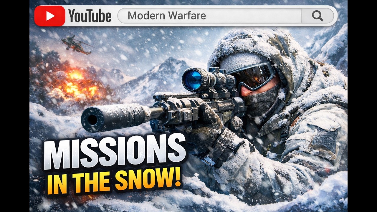 Epic Snow Sniper Mission | Modern Warfare Gameplay