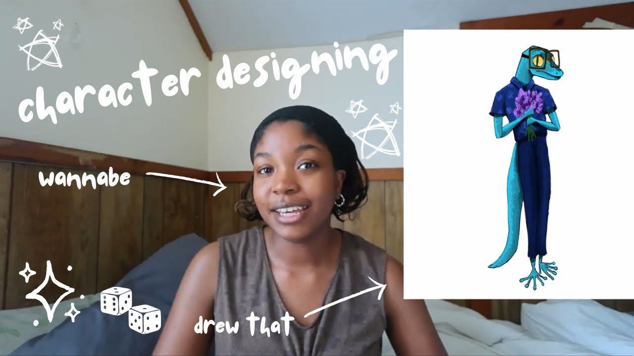 Designing a character with art dice! 🎲