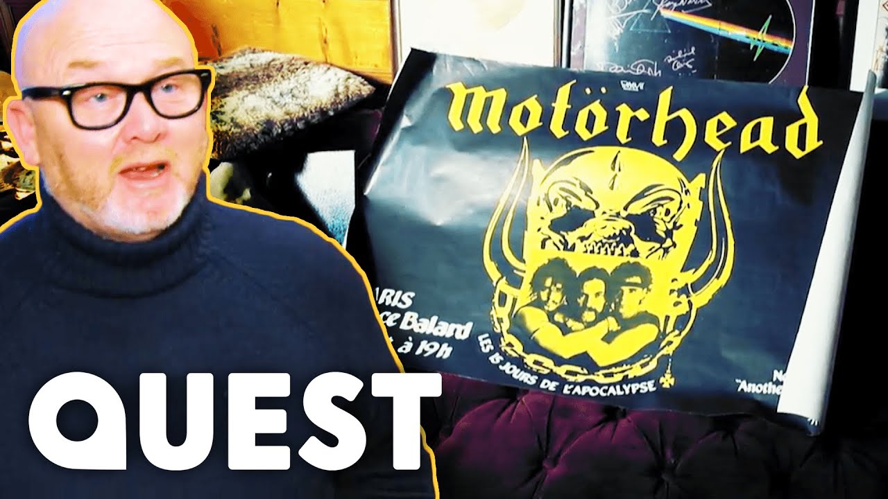 Drew Pritchard Spends &pound;440 On Rock Memorabilia For Himself! | Salvage Hunters