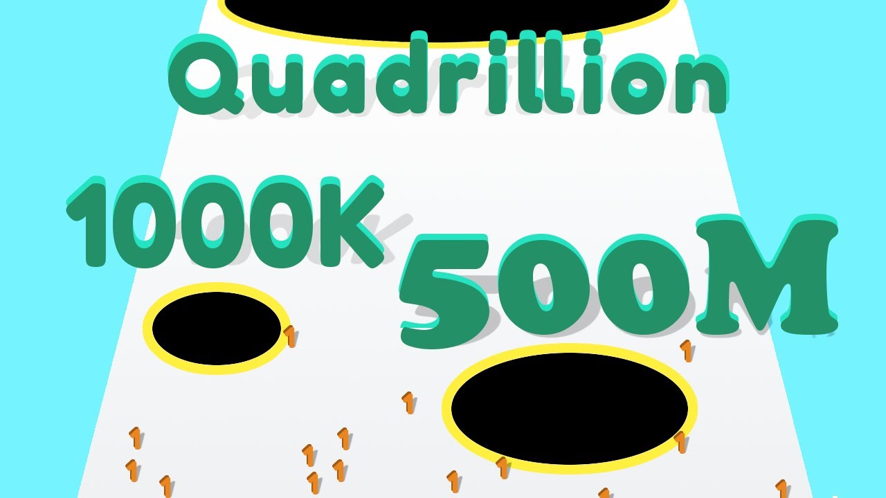 HOARD NUMBERS — UP TO 1,033,000,000,000,000 (Quadrillion!) SCORE // SUPER BLACK HOLE (Gameplay)