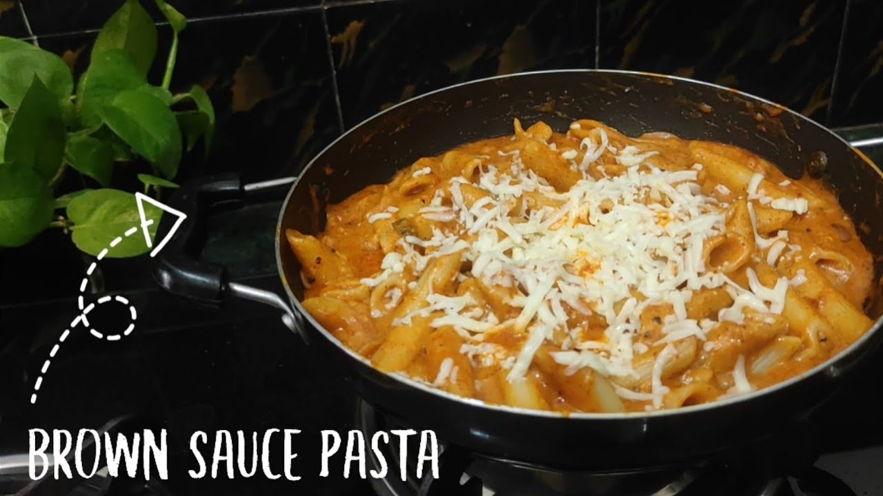 Restaurant Style Creamy Brown Sauce Pasta l रेस्टोरेंट जेसी क्रीमी ब्राउन सॉस पास्ता l