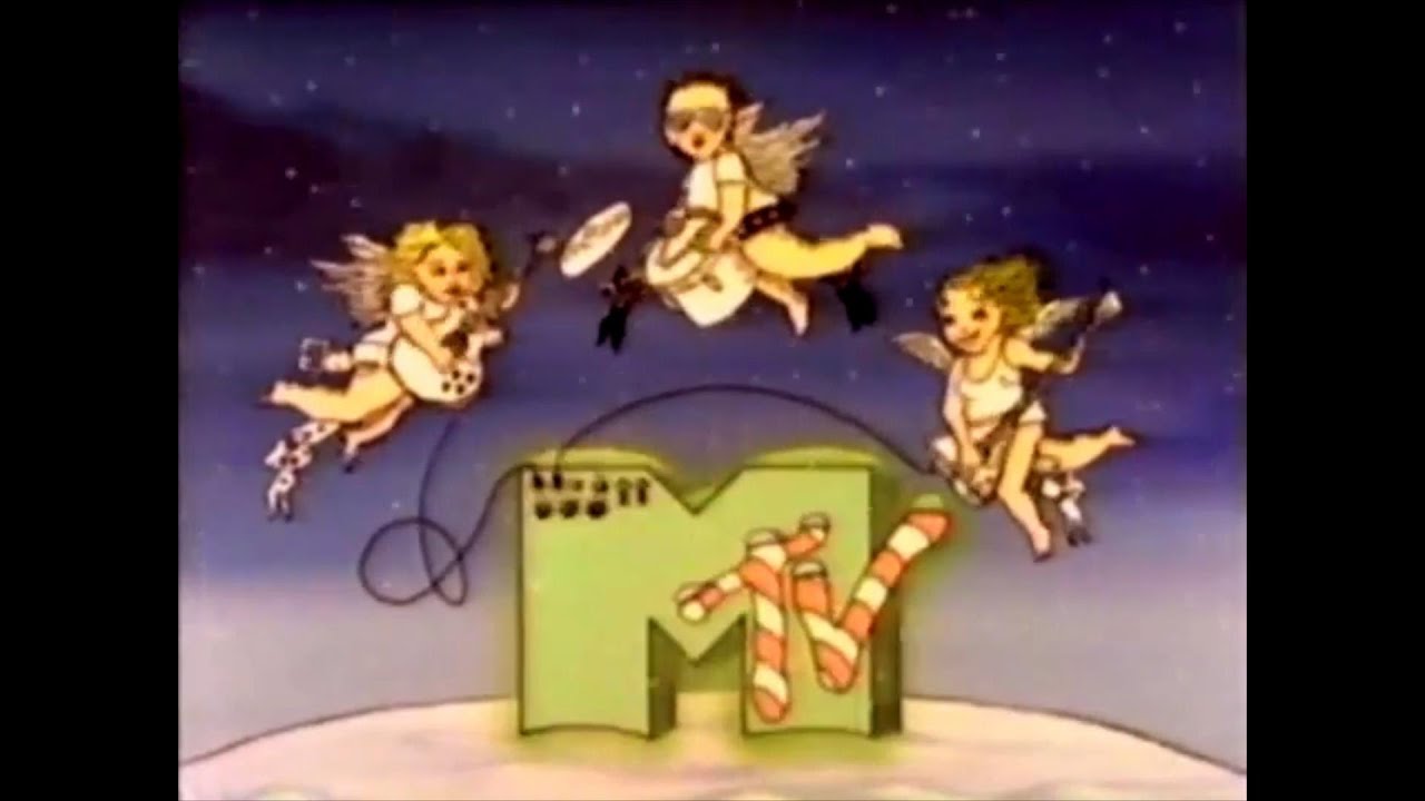 MTV Christmas Day with commercials and bumps | 1985