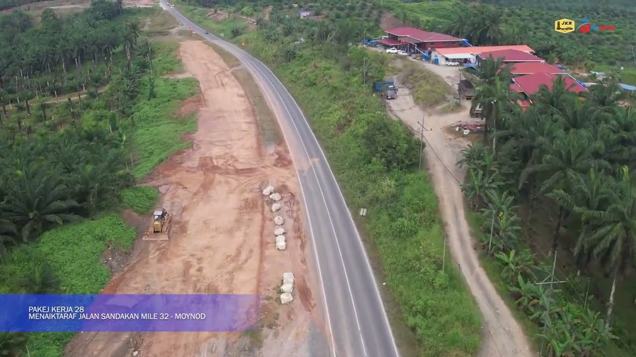 Kemajuan terkini Lebuhraya Pan Borneo Sabah Pakej Kerja 28