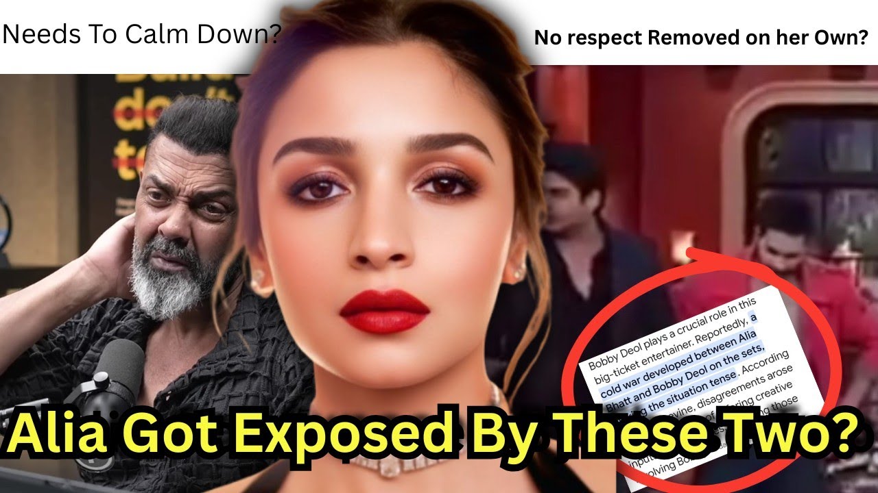 Alia bhatt Exposed: Siddharth Viral Clip and Bobby's Interview. 