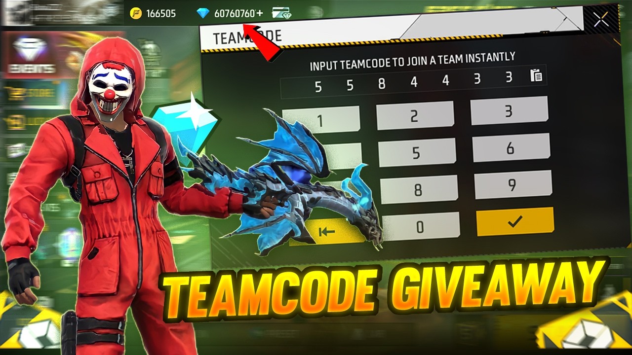 FREE FIRE LIVE CUSTOM ROOM GIVEAWAY | FF LIVE TEAM CODE GIVEAWAY | FF LIVE CUSTOM ROOM GIVEAWAY FF