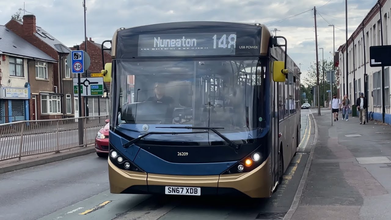 Stagecoach Midlands 26209 (SN67 XDB) Route 148