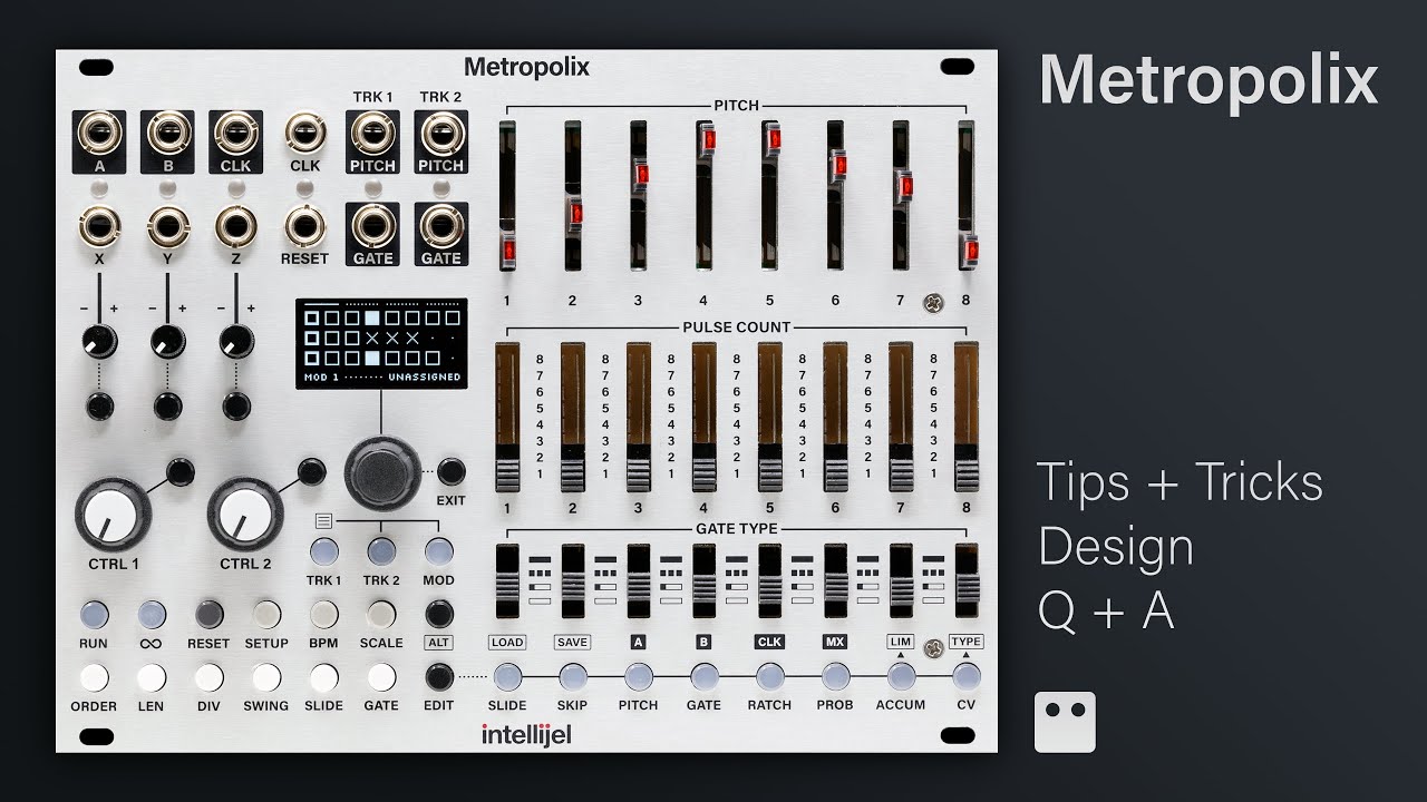 Intellijel Metropolix Live Stream— Tips + Tricks / Design / Q+A