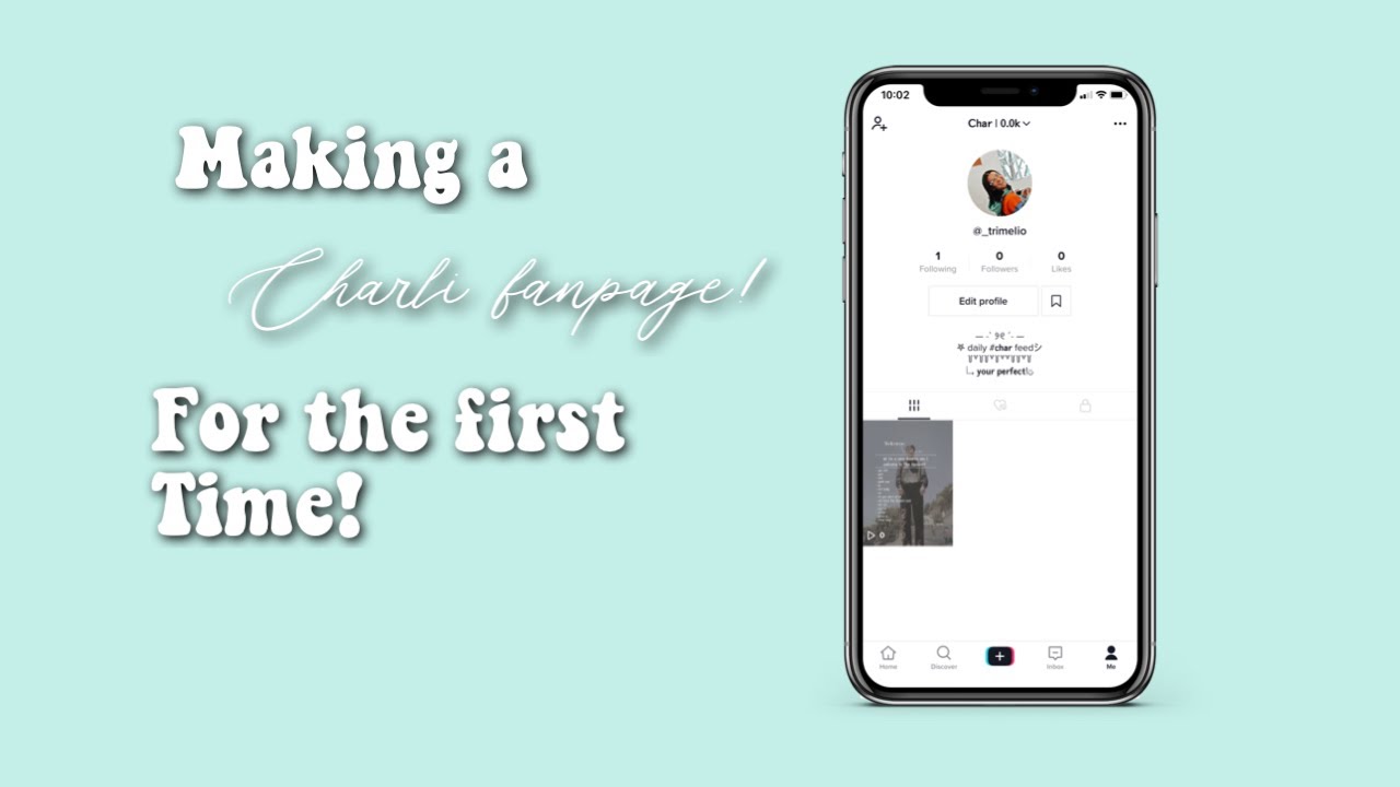 MAKING A CHARLI FANPAGE! | tutorials with Capri |