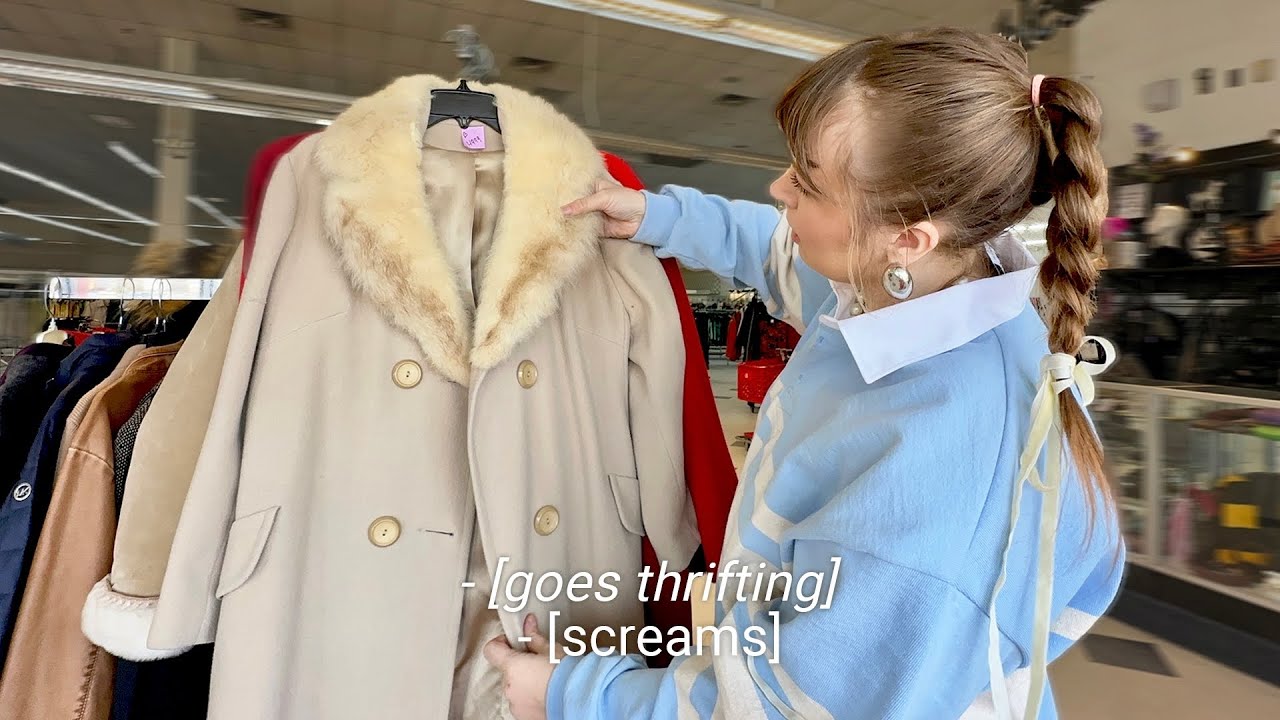 thrift with me for SPRING 2024 🧸🌟🦪 effortless staples + wishlist pieces