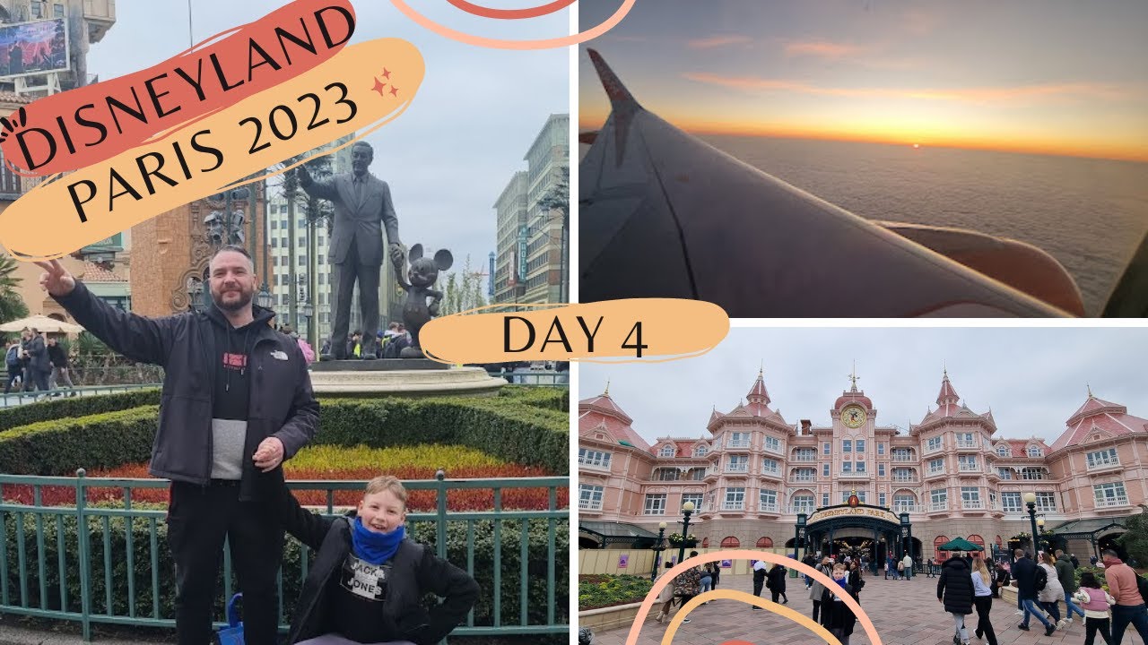 DISNEYLAND PARIS DAY 4 | Feb 2023 | Quick visit to the parks | Travel Home CDG to MAN