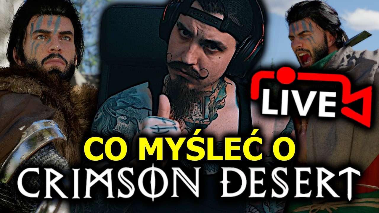 ⚔️🔥 GIGA PREMIERA 🔥⚔️🔥 CRIMSON DESERT ⚔️🔥⚔️ POWAŻNY GAMEPLAY 🔥⚔️