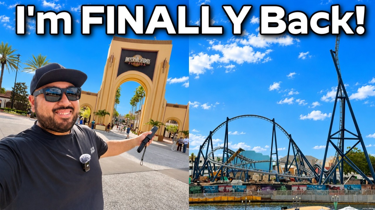 Finally Back at Universal Studios Orlando! Halloween Horror Nights Construction Updates & New Food!