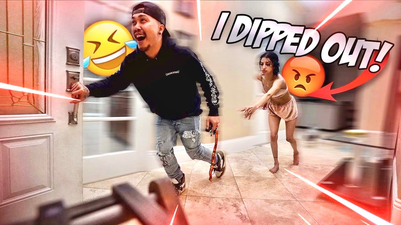 Getting Fully DRESSED and DIPPING OUT on My Girlfriend in the Middle of The Night!