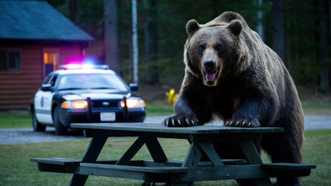 Why Did a Grizzly Bear Target a Police Station in 2024?