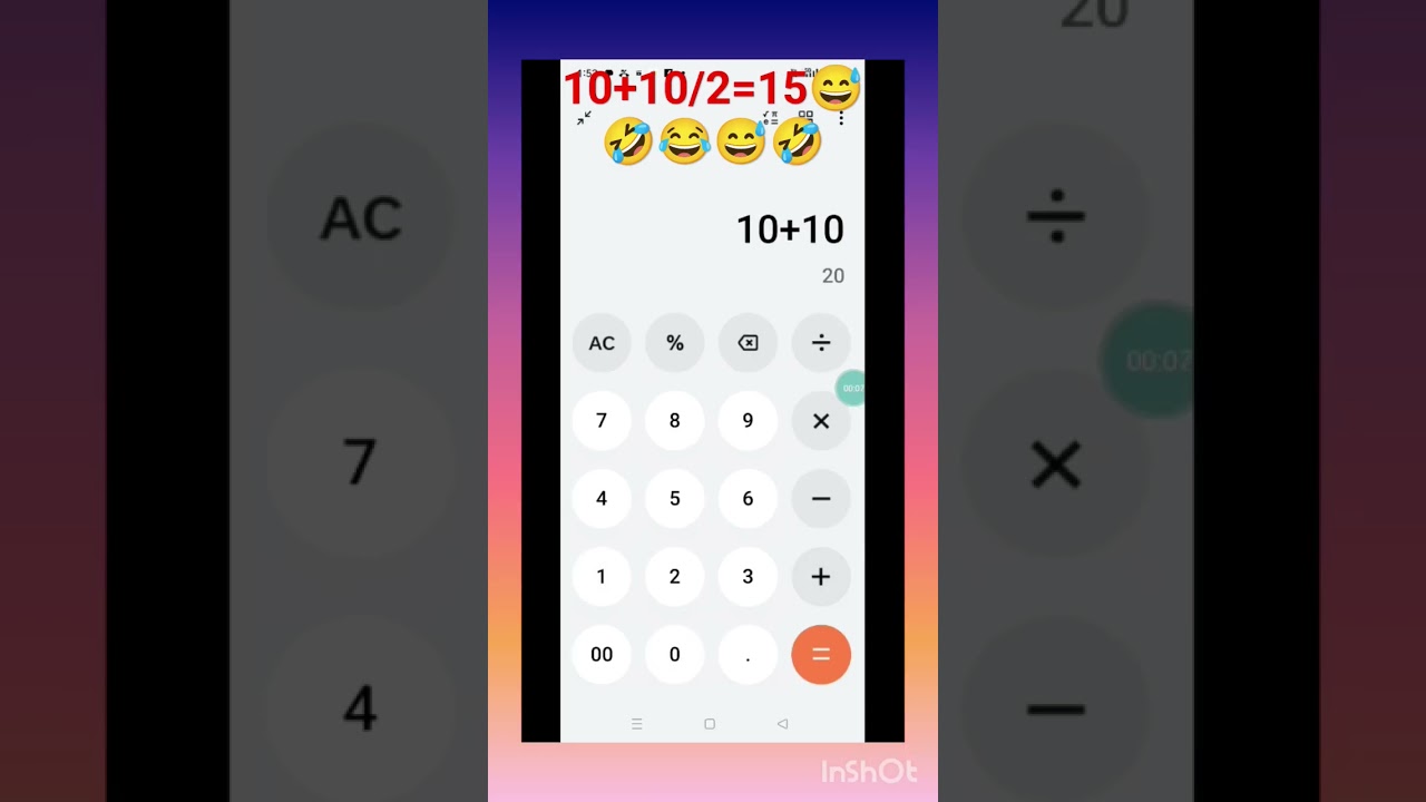 10+10/2=15🤣😅😂🤣😂