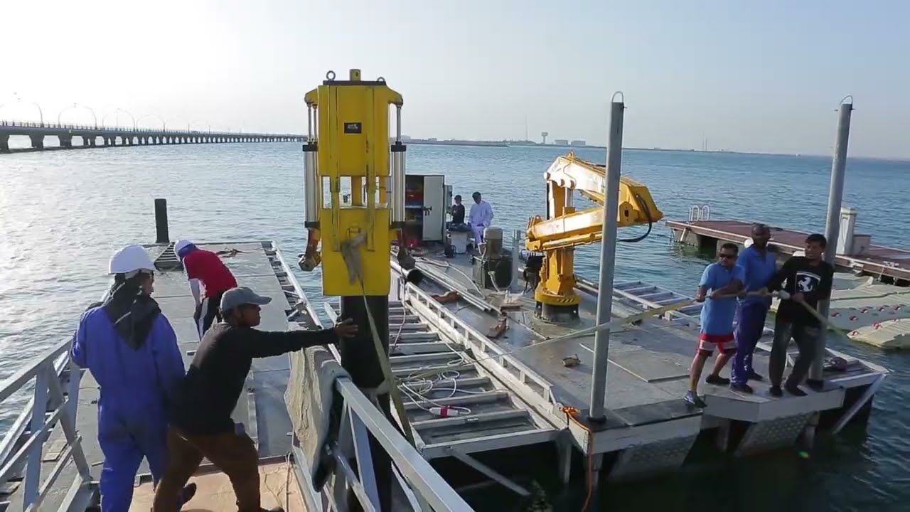 Floating Jetty in Bahrain