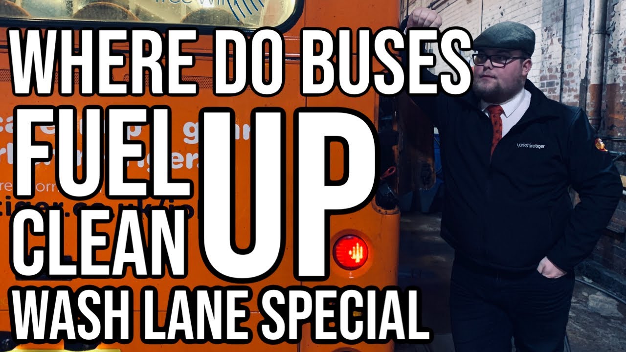 Where do buses fuel up? 🚌 Wash Lane Special💧(I wash a bus)