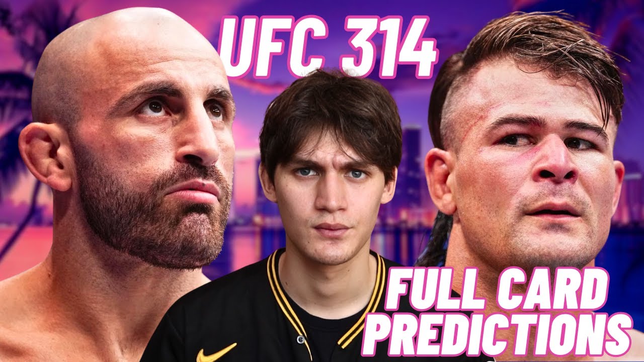 UFC 314 Volkanovski vs. Lopes Full Card Predictions!