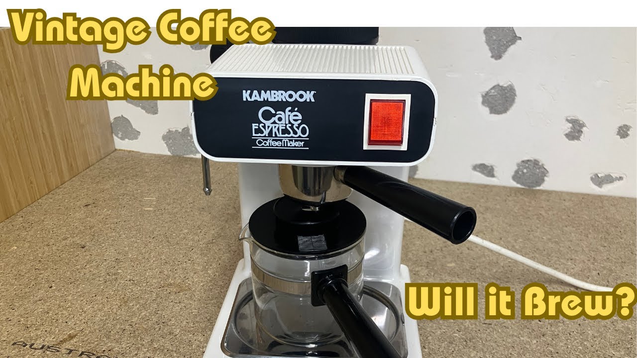 Vintage Kambrook Cafe Espresso, Maxim / Solac Express Coffee Machine Test