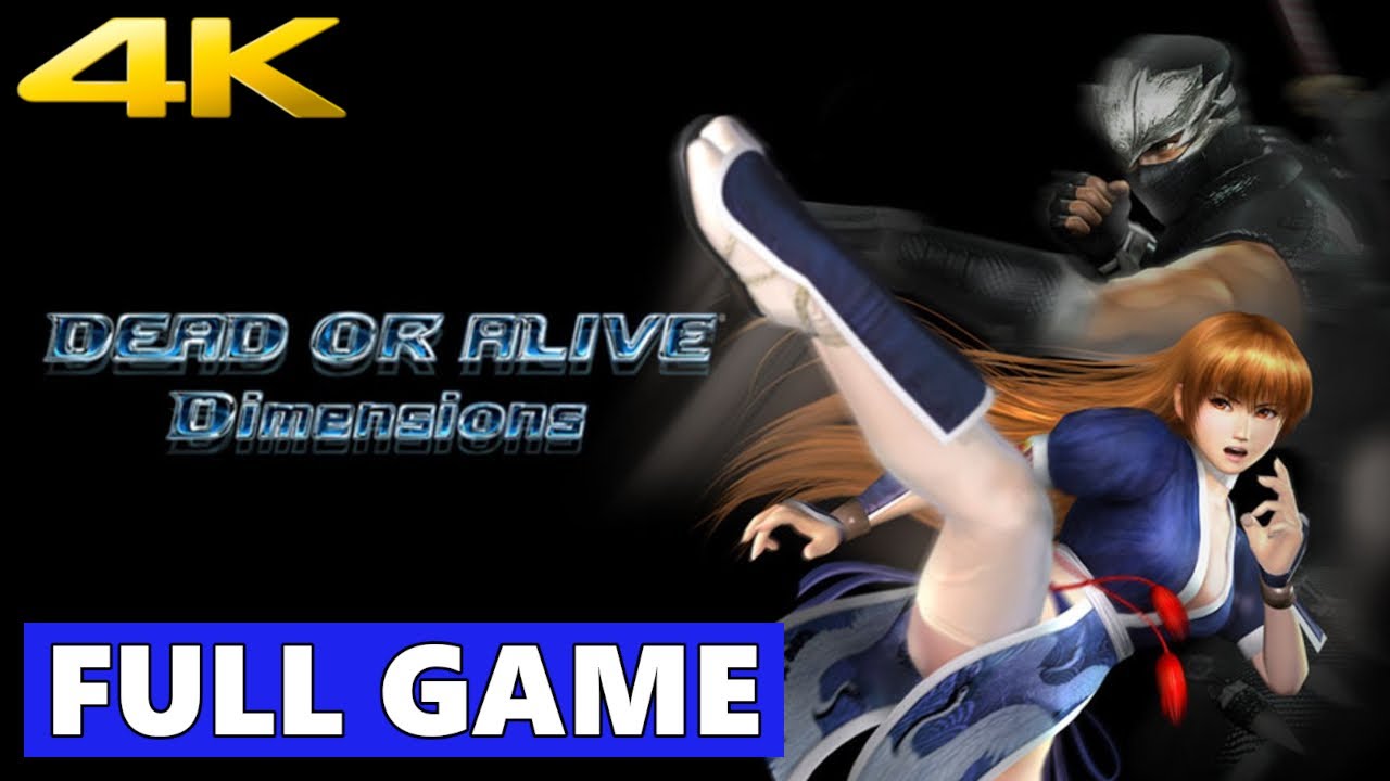 Dead or Alive: Dimensions Full Walkthrough Gameplay - No Commentary 4K (3DS Longplay)