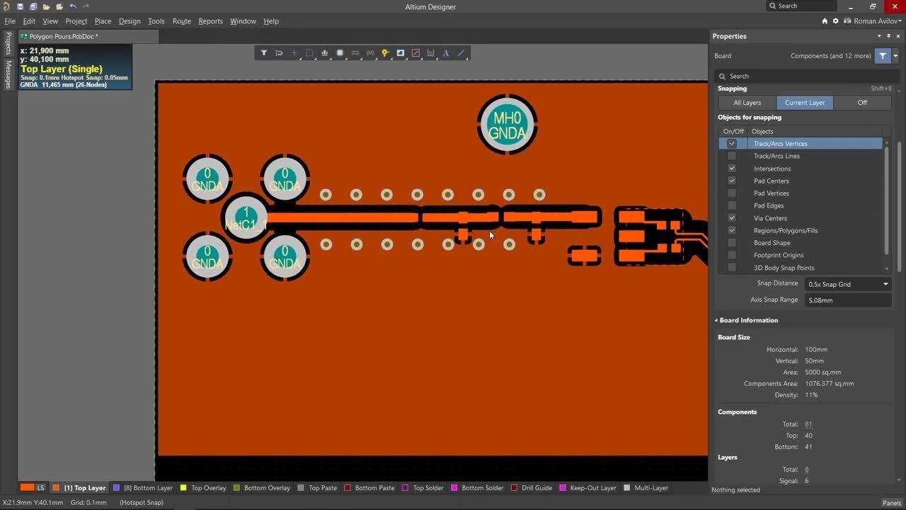 Polygon Pour in Altium Designer | PCB Routing