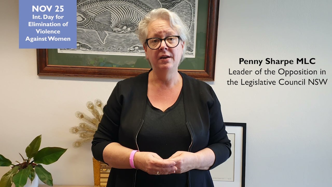 Penny Sharpe MLC - Message of Support