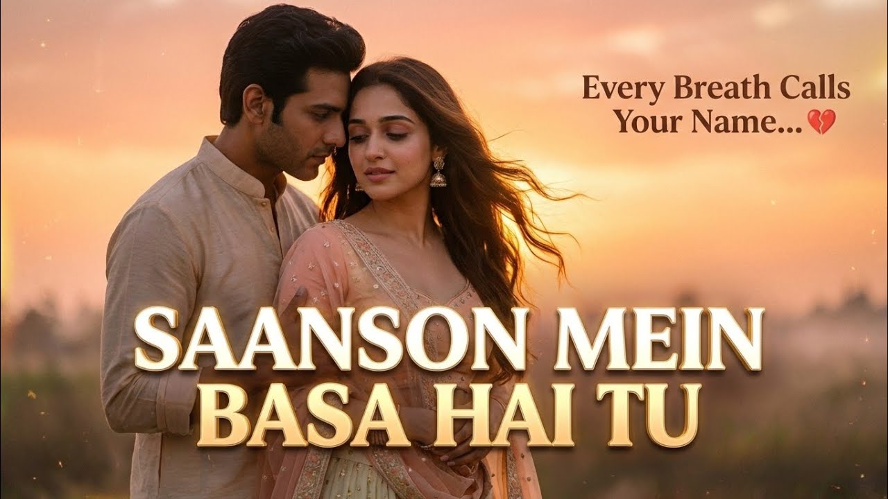 Saanson Mein Basa Hai Tu | 90s Bollywood Love Song | Heart Touching Romantic Sad Song | Hindi Love