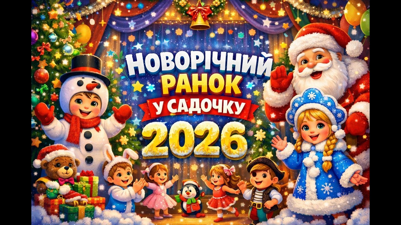 Новий рік 2026 Буратіно (дзвіночки)