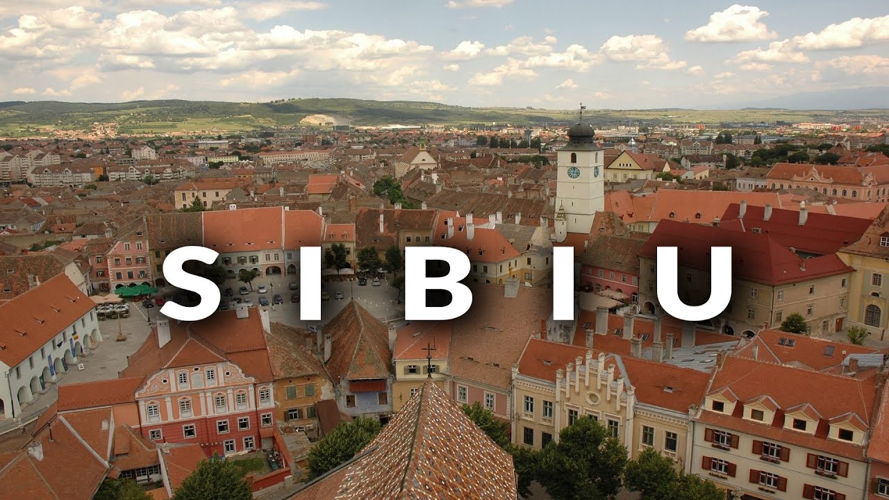 4K Sibiu Tour during Potters' Market event (Târgul Olarilor). Medieval town in Transylvania 2024