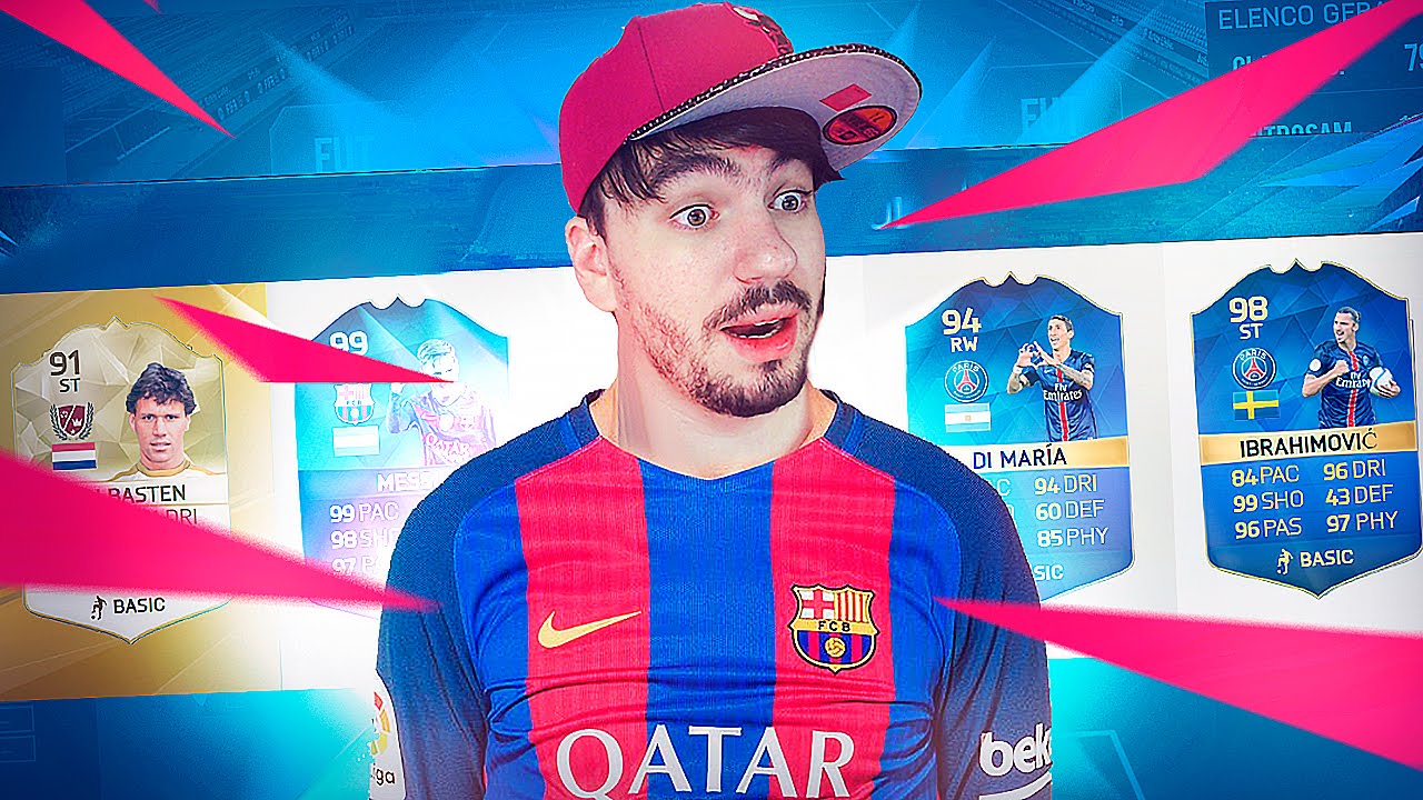 TIME 190 MONSTRO COM VAN BASTEN, MESSI 99 E BALE 95! | VIVENDO NO DRAFT - #05 | FIFA 16 UT