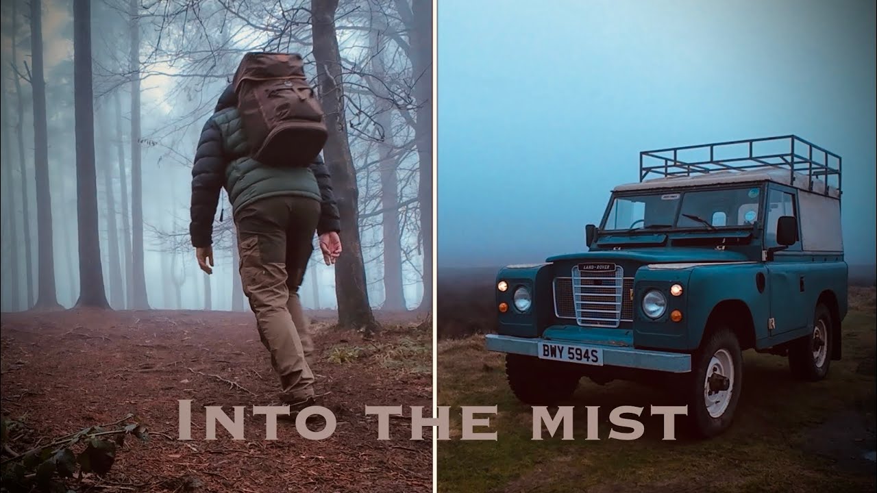 Into the mist - Land Rover Series 3 Drive & Hike up to Win Hill