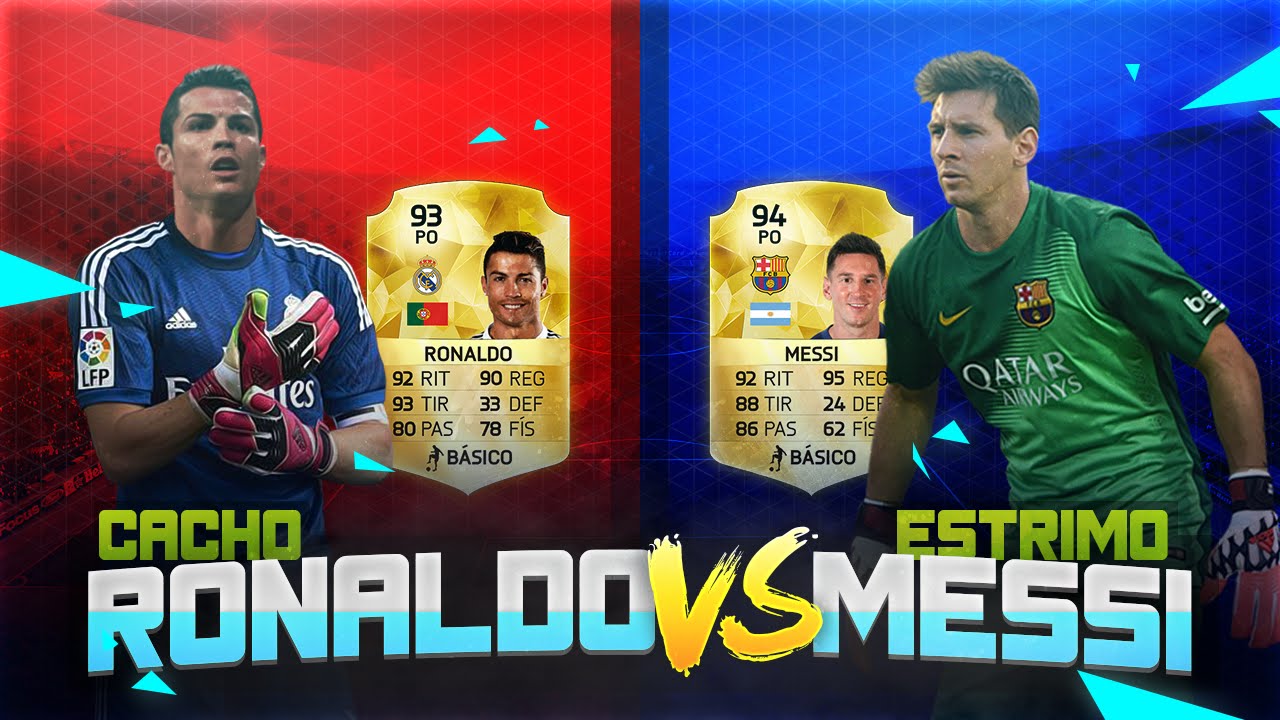 FIFA 16 | Messi Vs Ronaldo | Ultimate Team | Duelo de porteros | Estrimo Vs Cacho