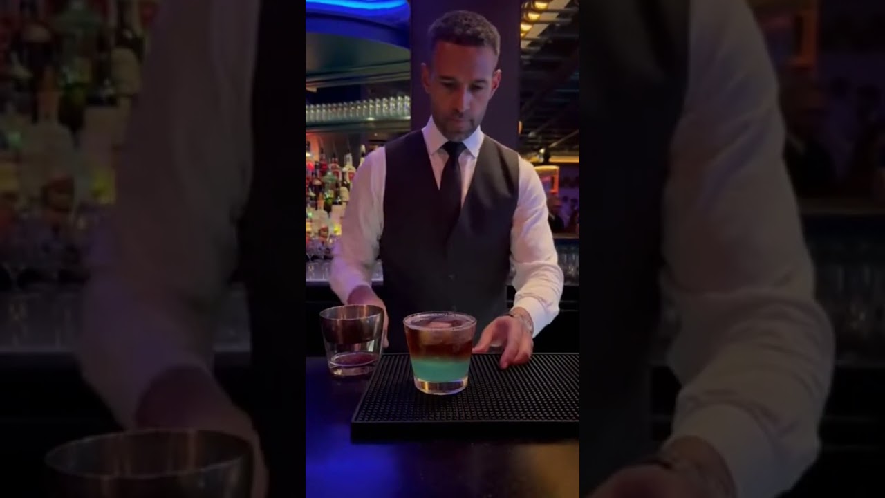 ✨ Watch This Bartender Turn a Drink Electric Blue with a Single SPARK! 🤯 