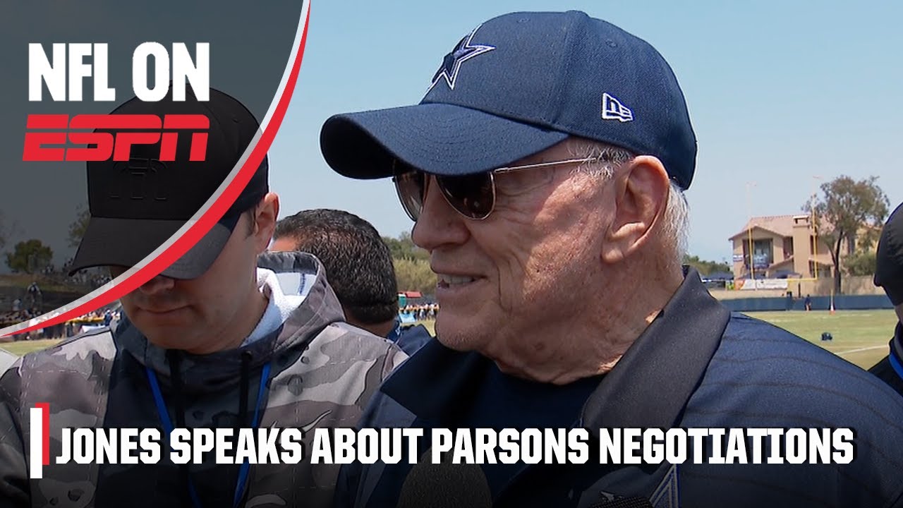 Jerry Jones answers questions about Micah Parsons’ trade request | NFL on ESPN