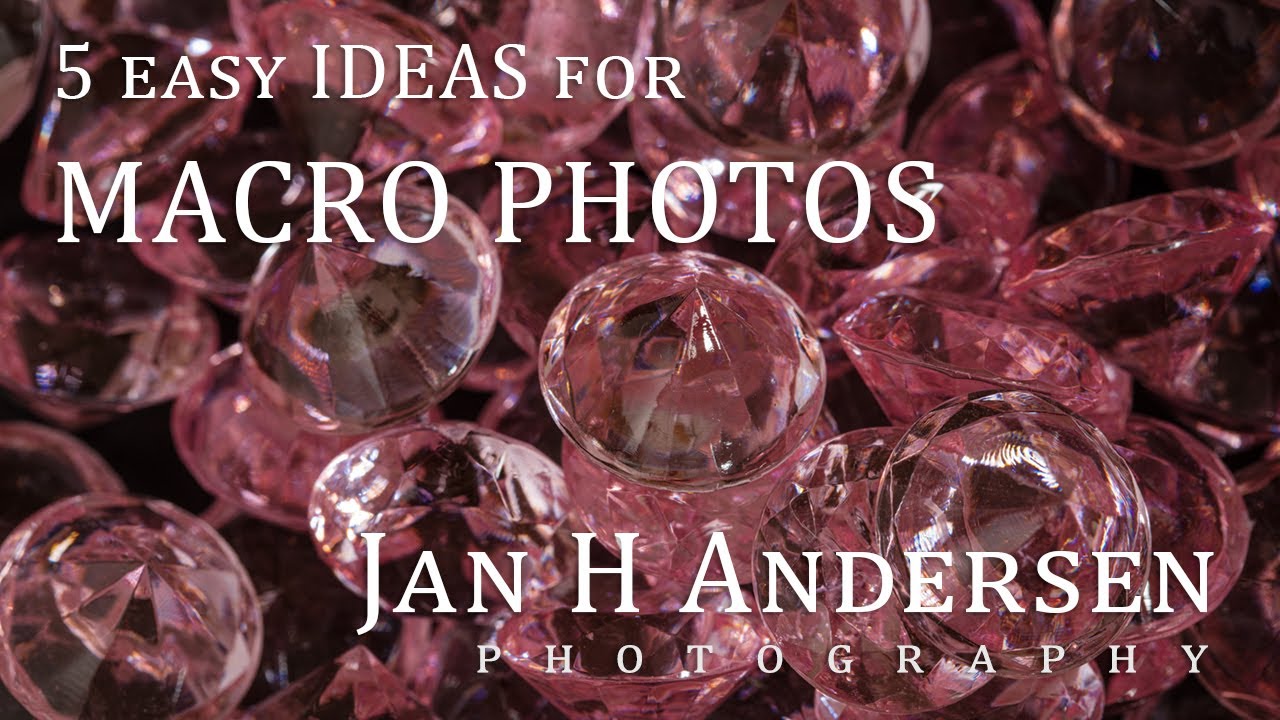 5 easy IDEAS for MACRO PHOTOS